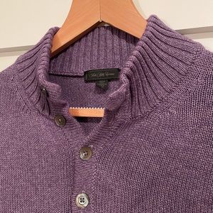Stylish, Eye-Catching, Like-New: Saks Wool & Silk Sweater in Regal Purple